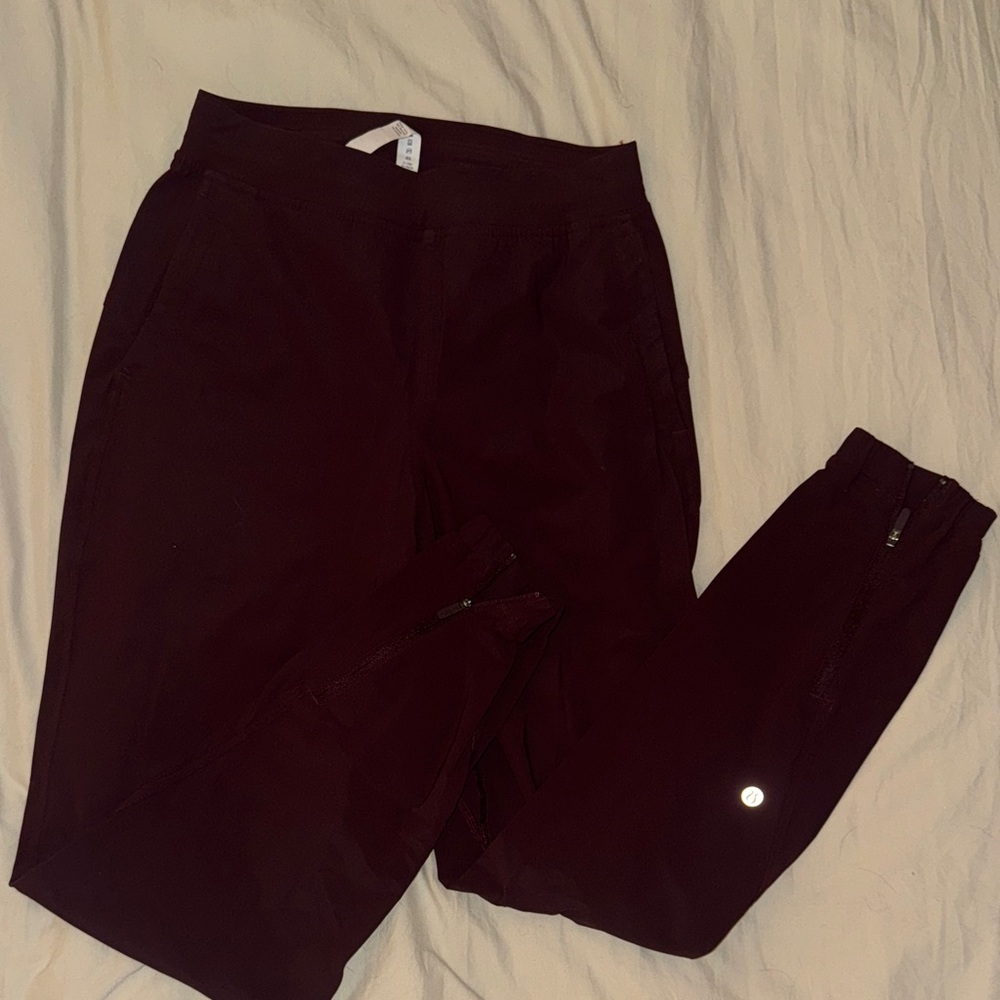 Dark Burgundy Lululemon Adapted State Joggers